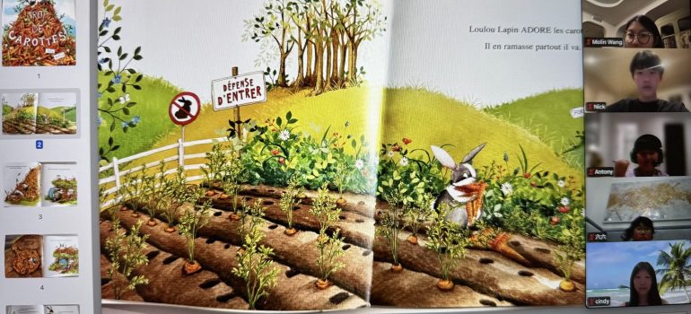 2025/10/04 French Reading Session                       – Trop de Carottes
