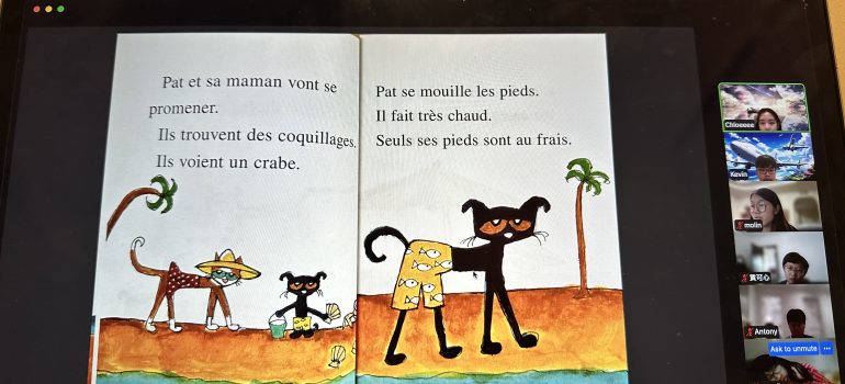 2025/11/15 French Reading Session                       – Pat à la plage!