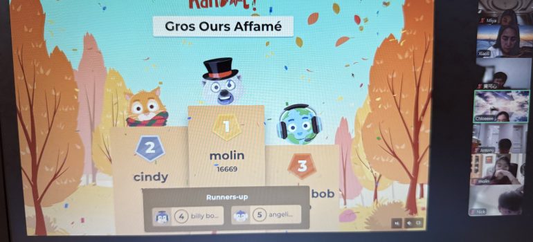 2025/11/08 French Reading Session                        – Gros Ours Affamé