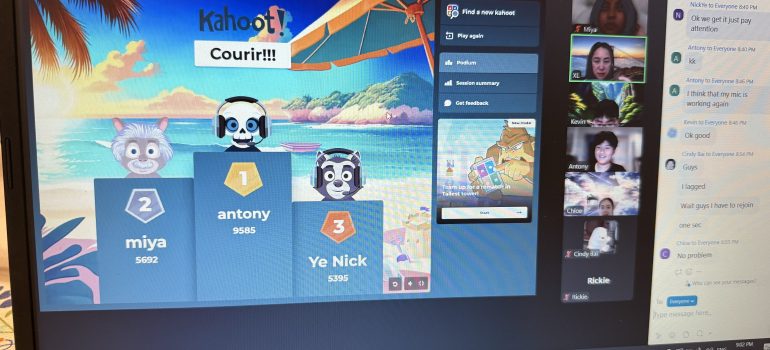 2025/05/31 – French Reading Session                          – Courir!