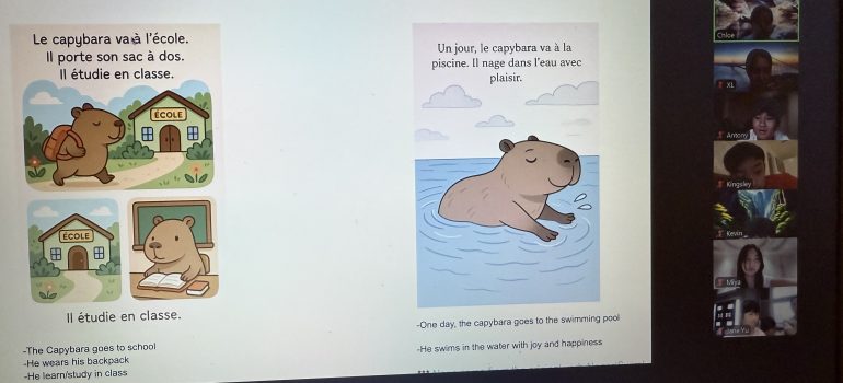 2025/06/07 French Reading Session                           – Capybara